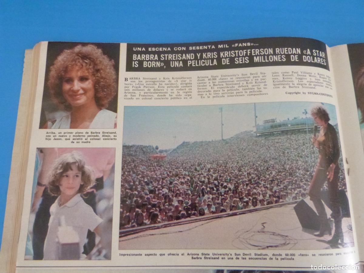 Coleccionismo de Revista Hola: RECORTE CLIPPING BARBRA STREISAND Y KRIS KRISTOFFERSON REVISTA HOLA N&ordm; 1644 PAG. 54,55