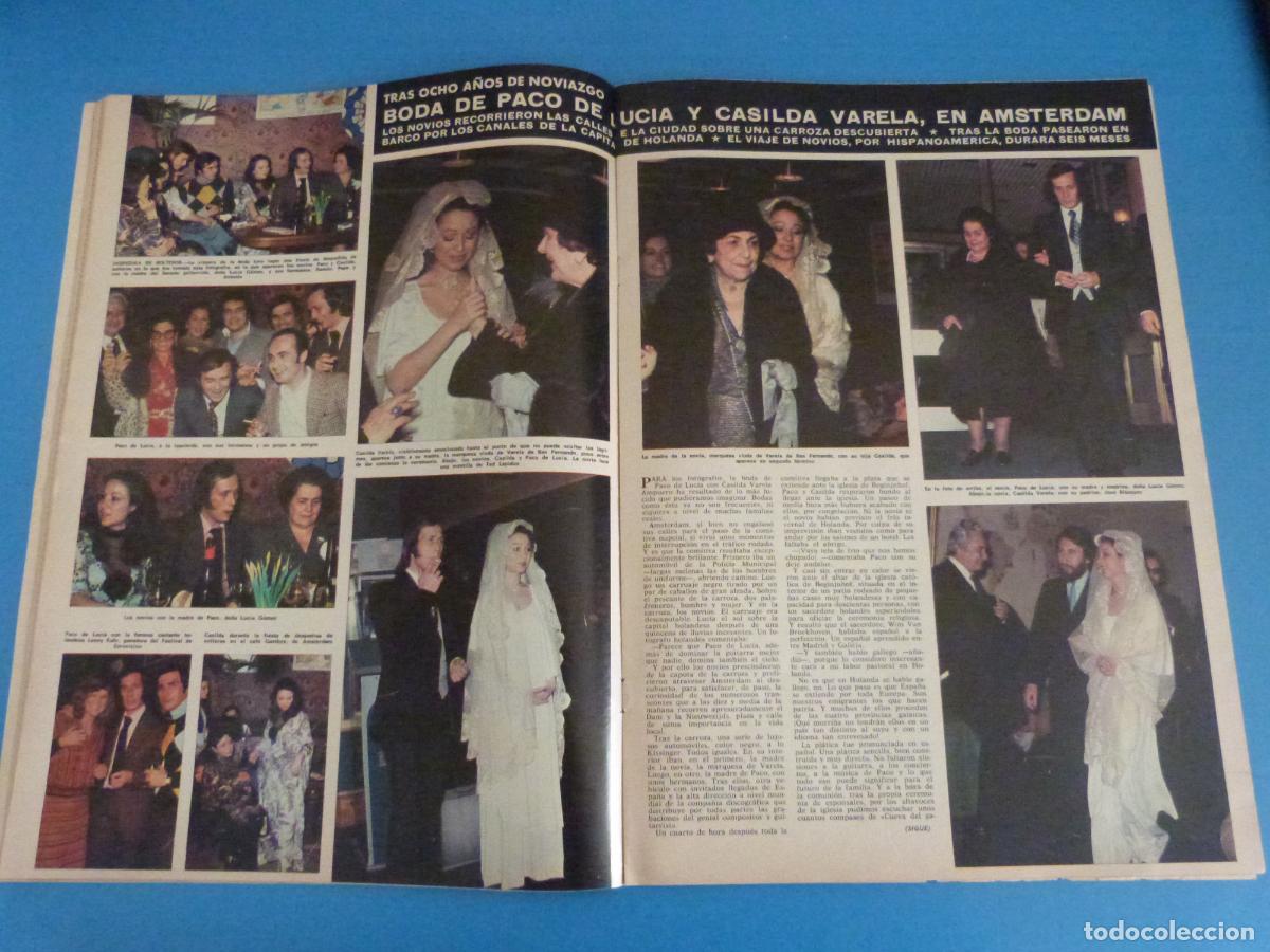Coleccionismo de Revista Hola: RECORTE CLIPPING PACO DE LUCIA REVISTA HOLA N&ordm; 1694 PAG. 38-47