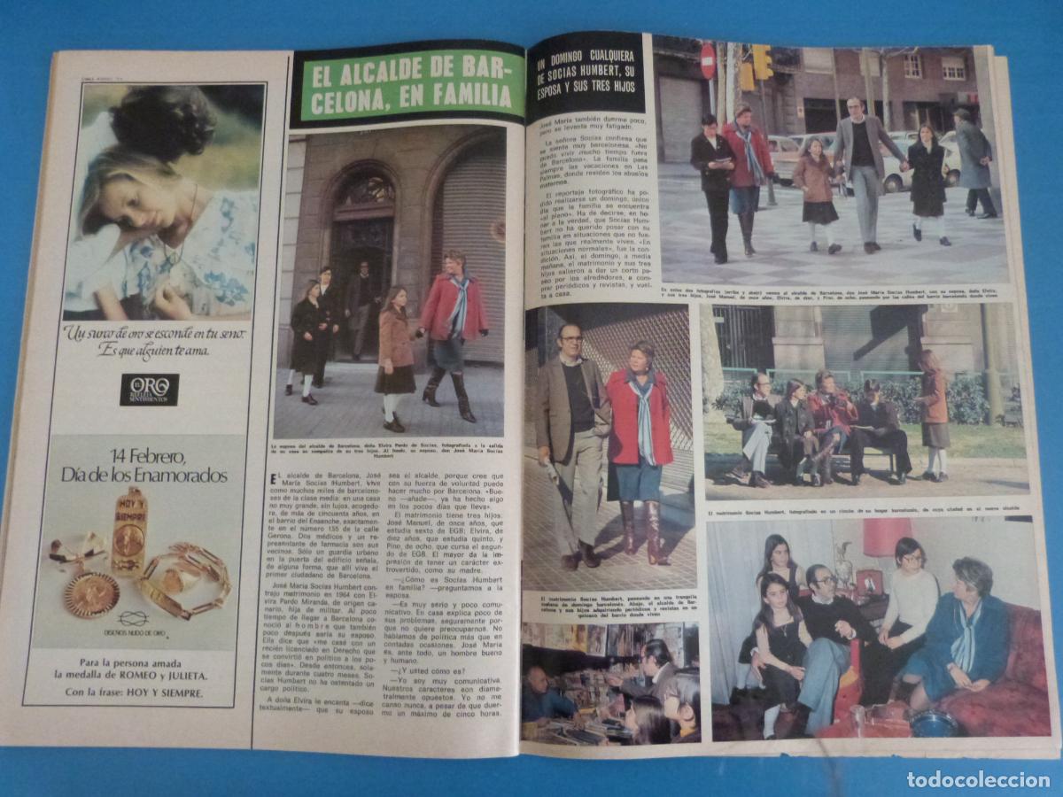 Coleccionismo de Revista Hola: RECORTE CLIPPING JOSE MARIA SOCIAS ALCALDE DE BARCELONA REVISTA HOLA N&ordm; 1694 PAG. 68,69