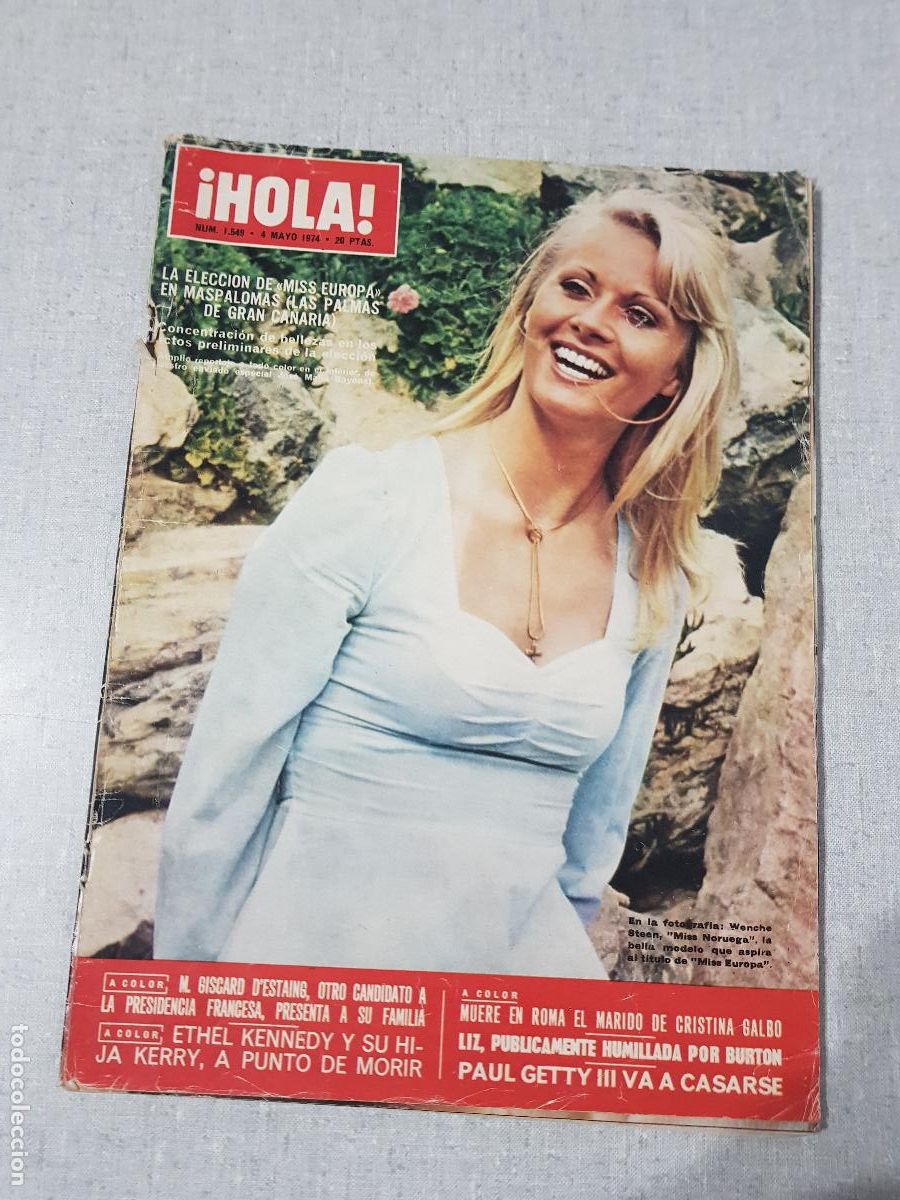 Coleccionismo de Revista Hola: &iexcl;HOLA&iexcl; REVISTA N&ordm;1549.4 MAYO 974