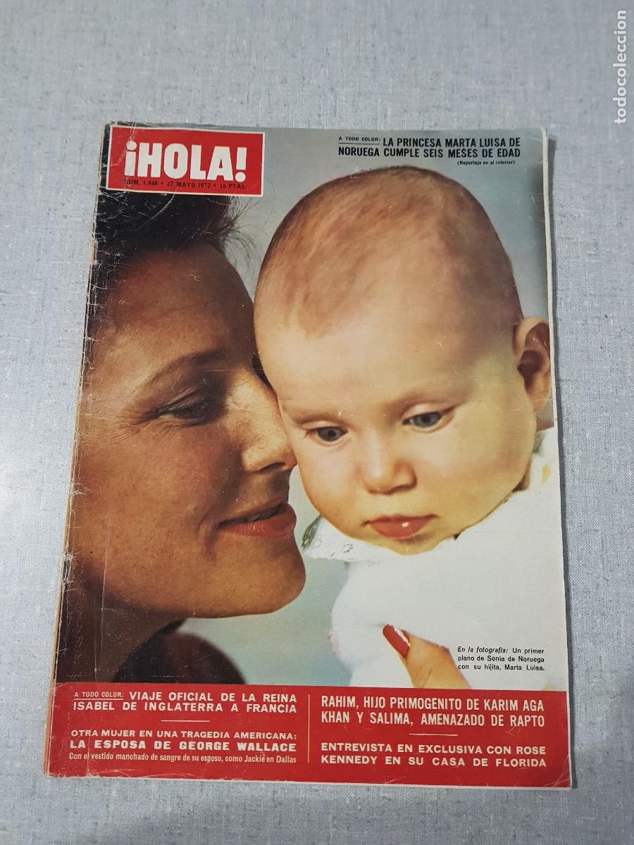 Coleccionismo de Revista Hola: &iexcl;HOLA&iexcl; REVISTA N&ordm;1448.27 MAYO 1972