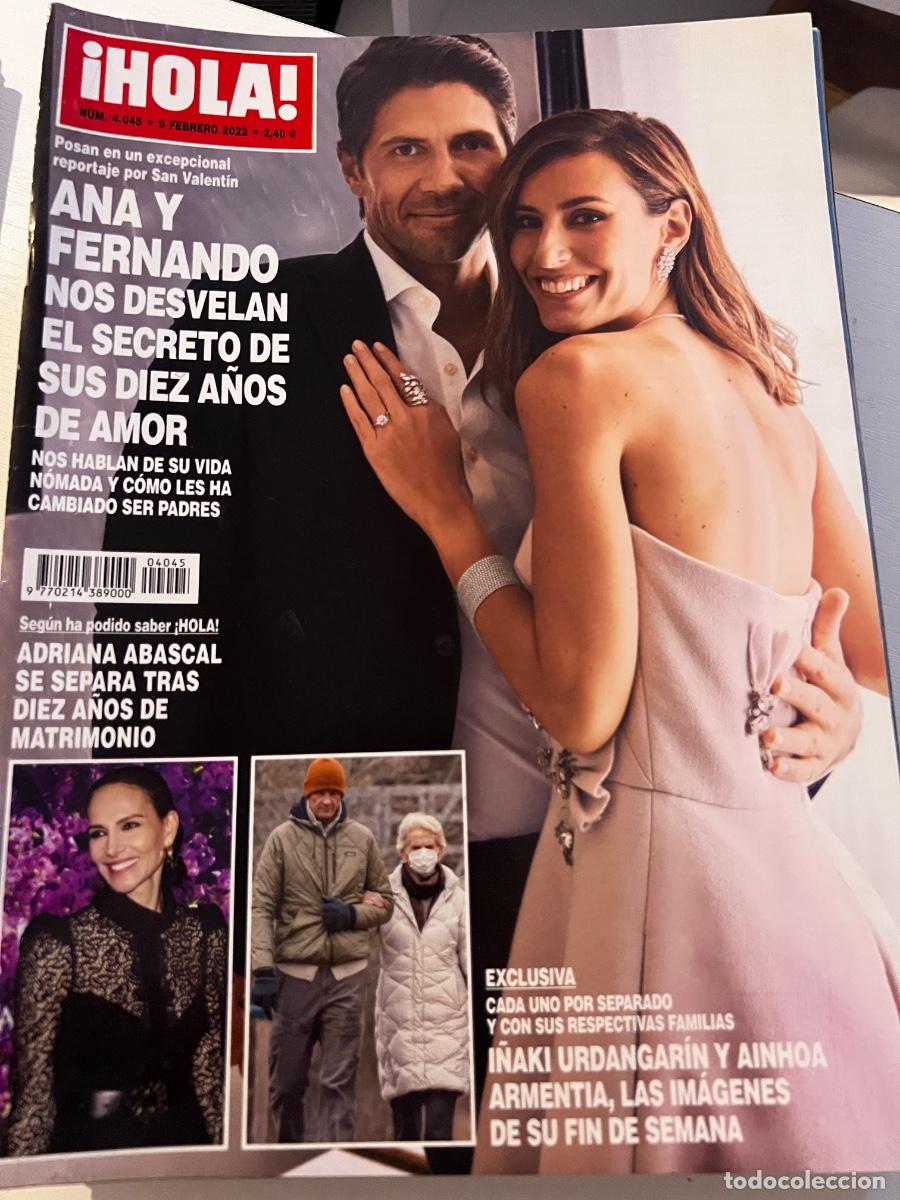 Coleccionismo de Revista Hola: HOLA! N&ordm; 4045. FEBRERO 2022. ANA Y FERNANDO NOS DESVELAN EL SECRETO DE SUS DIEZ A&Ntilde;OS DE AMOR