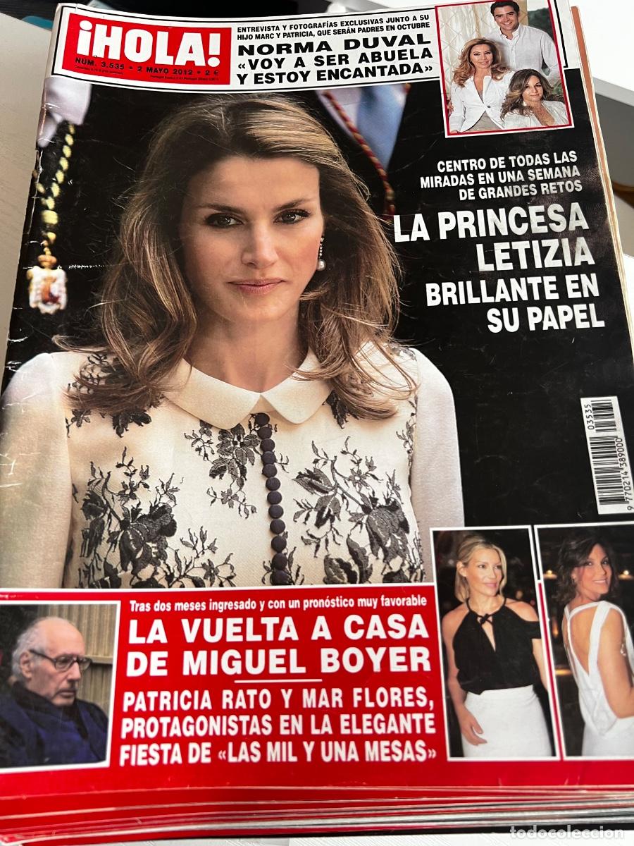 Coleccionismo de Revista Hola: HOLA! N&ordm; 3535. MAYO 2012. LA PRINCESA LETIZIA BRILLANTE EN SU PAPEL. LEER