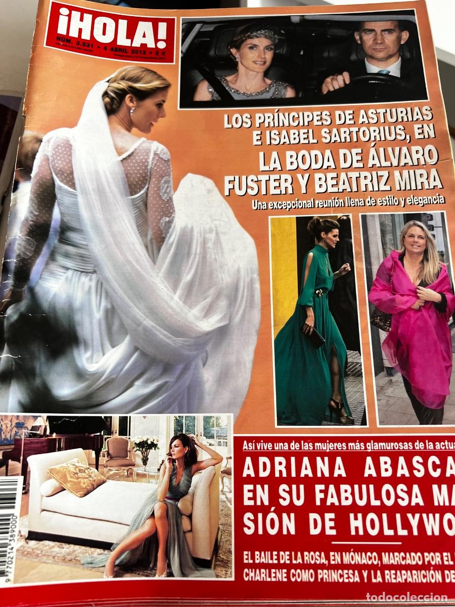 Coleccionismo de Revista Hola: HOLA! N&ordm; 3531. ABRIL 2012. LA BODA DE ALVARO FUSTER Y BEATRIZ MIRA LLENA DE ESTILO Y ELEGANCIA.