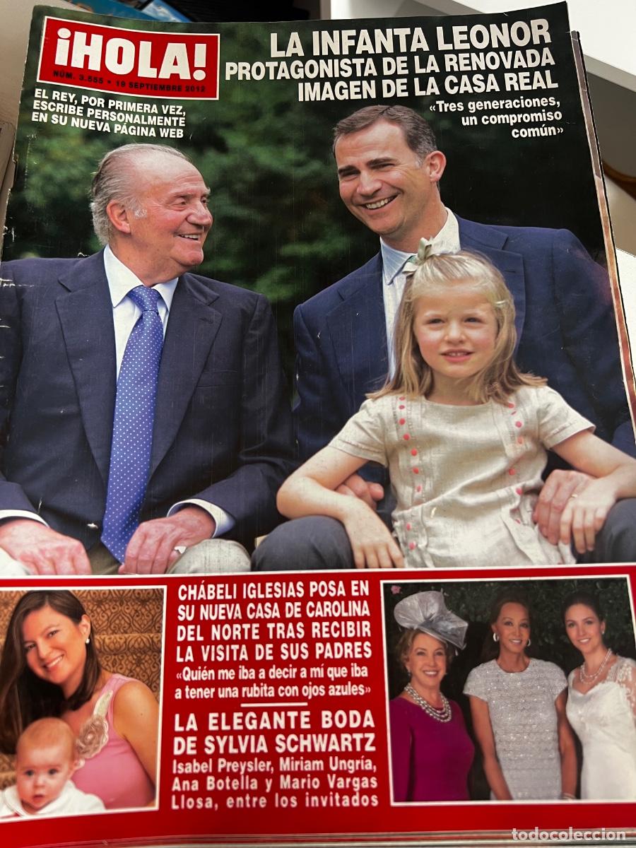 Coleccionismo de Revista Hola: HOLA! N&ordm; 3555. SEPTIEMBRE 2012. LA INFANTA LEONOR PROTAGONISTA DE LA RENOVADA IMAGEN REAL