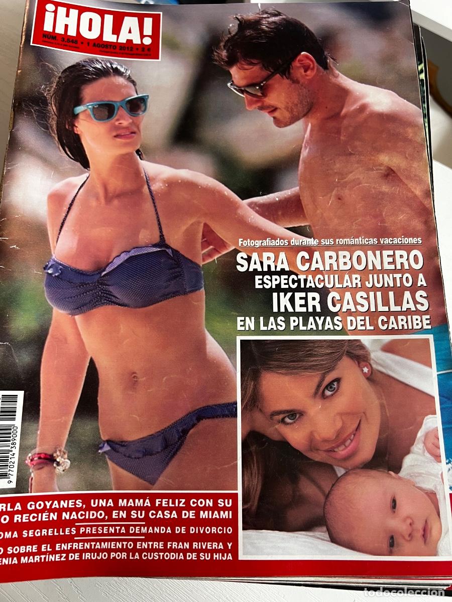 Coleccionismo de Revista Hola: HOLA! N&ordm; 3548. AGOSTO 2012. SARA CARBONERO ESPECTACULAR JUNTO A IKER CASILLAS EN EL CARIBE