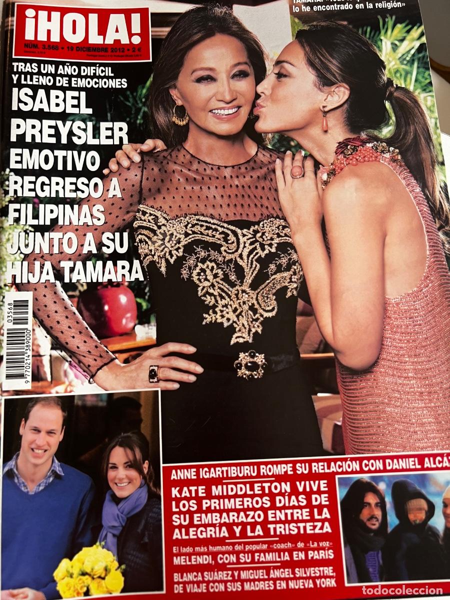 Coleccionismo de Revista Hola: HOLA! N&ordm; 3568. DICIEMBRE 2012. ISABEL PREYSLER EMOTIVO REGRESO A FILIPINAS JUNTO A SU HIJA TAMARA