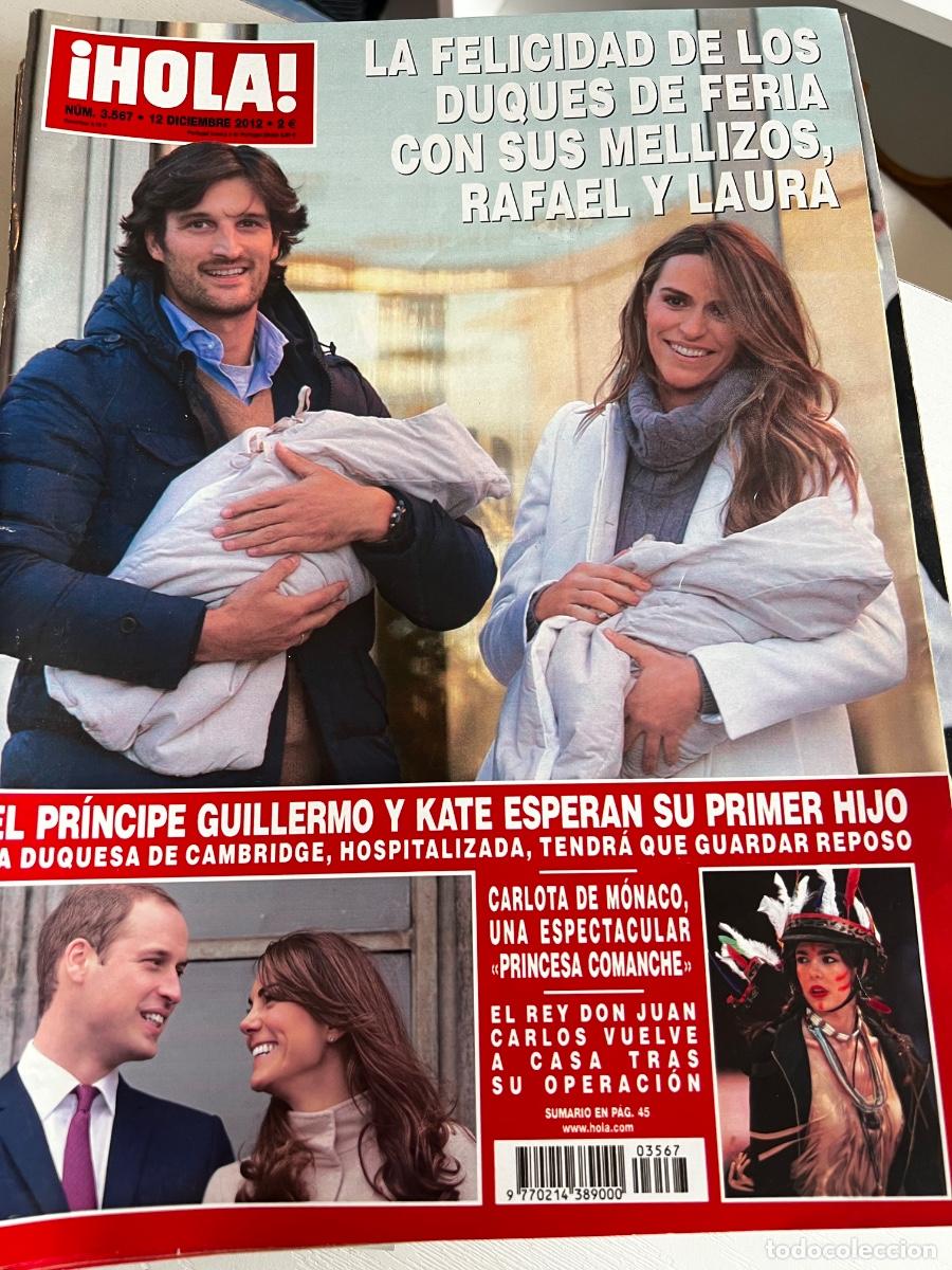 Coleccionismo de Revista Hola: HOLA! N&ordm; 3567. DICIEMBRE 2012. LA FELICIDAD DE LOS DUQUES DE FERIA CON SUS MELLIZOS RAFAEL Y LAURA