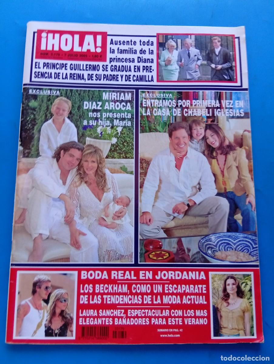 Coleccionismo de Revista Hola: &iexcl;HOLA! N&ordm; 3179. A&Ntilde;O 2005. EL PRINCIPE GUILLERMO SE GRADUA EN PRESENCIA DE LA REINA. LA CASA.... LEER