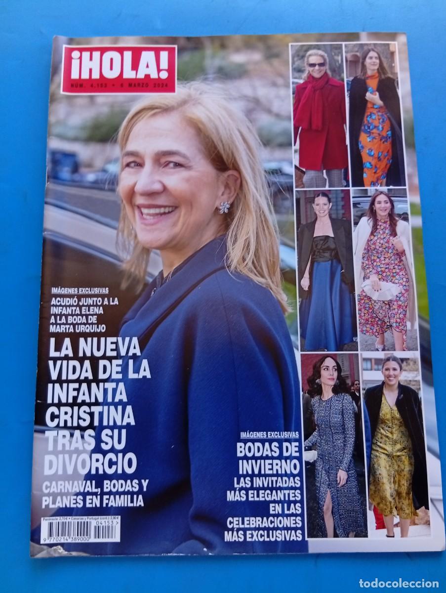 Coleccionismo de Revista Hola: &iexcl;HOLA! N&ordm; 4153. A&Ntilde;O 2024. LA NUEVA VIDA DE LA INFANTA CRISTINA. BODAS DE INVIERNO. MARIA PAOLA. LEER