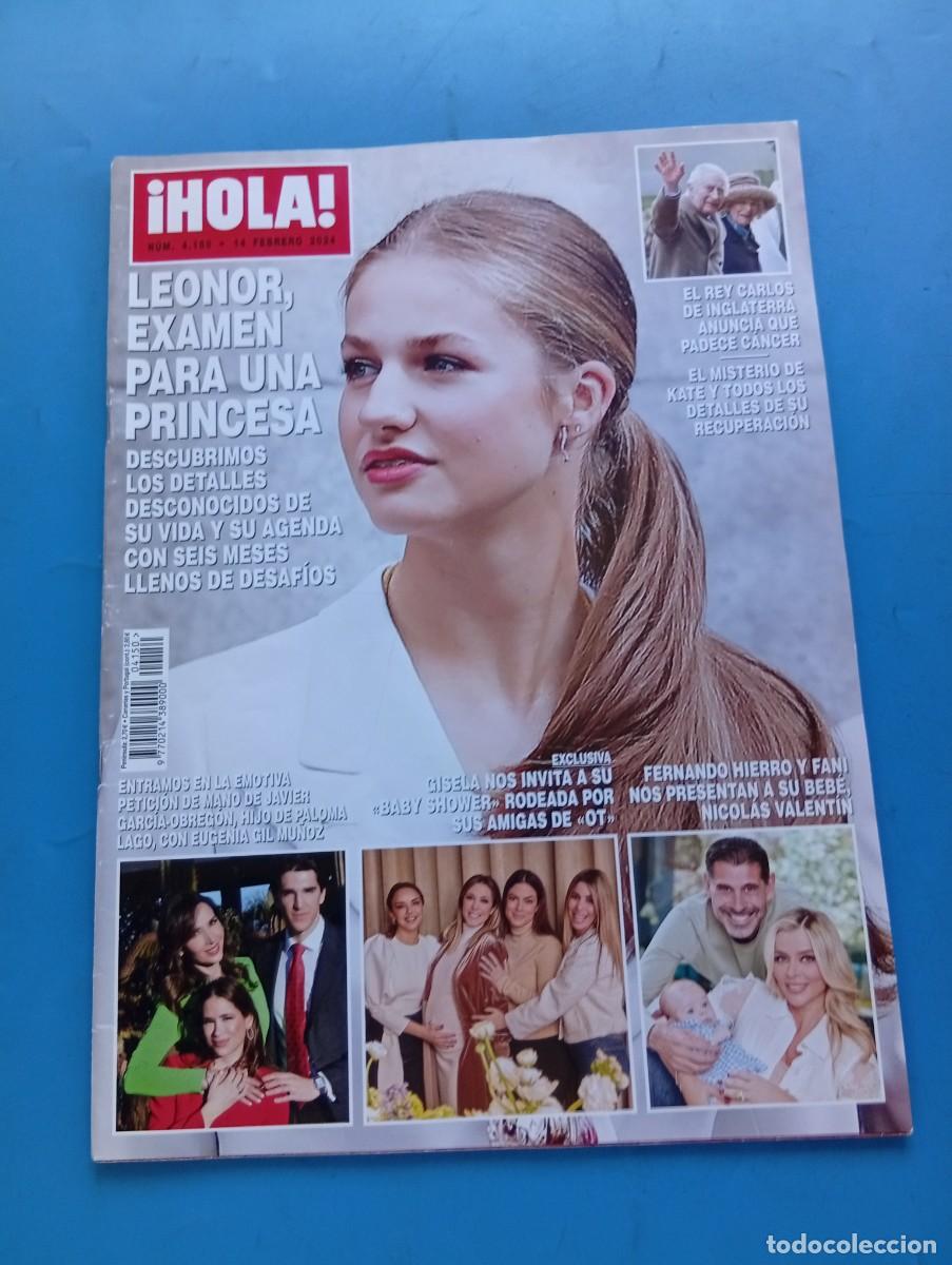 Coleccionismo de Revista Hola: &iexcl;HOLA! N&ordm; 4150. A&Ntilde;O 2024. LEONOR, EXAMEN PARA UNA PRINCESA. LA PEDIDA DE MANOS DE JAVIER ... LEER