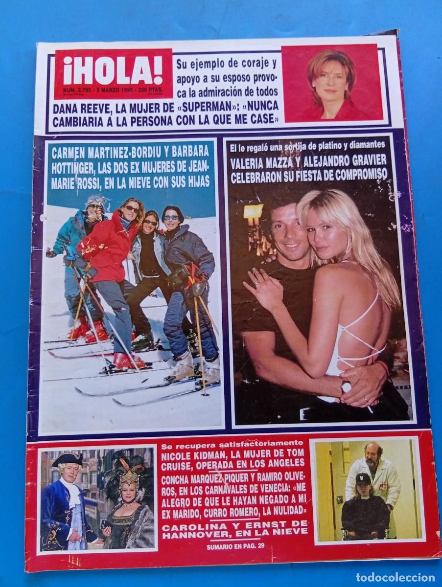 Coleccionismo de Revista Hola: &iexcl;HOLA! N&ordm; 2795. A&Ntilde;O 1998. VALERIA MAZA Y ALEJANDRO JAVIER GRAVIER. CARMEN MARTINEZ-BORDIU Y ... LEER