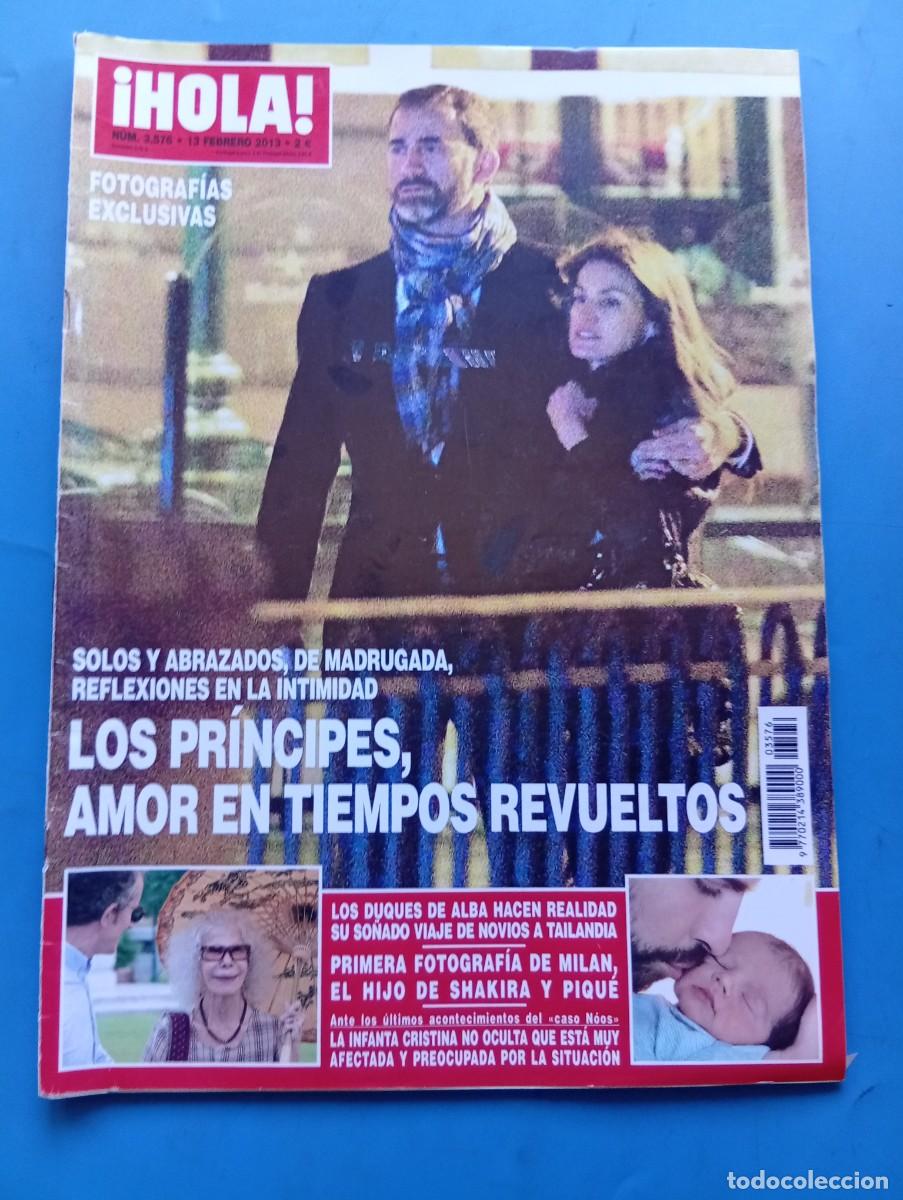 Coleccionismo de Revista Hola: &iexcl;HOLA! N&ordm; 3576. A&Ntilde;O 2013. LOS PRINCIPES, AMOR EN TIEMPOS REVUELTOS. LOS DUQUES DE ALBA VIAJAN.. LEER