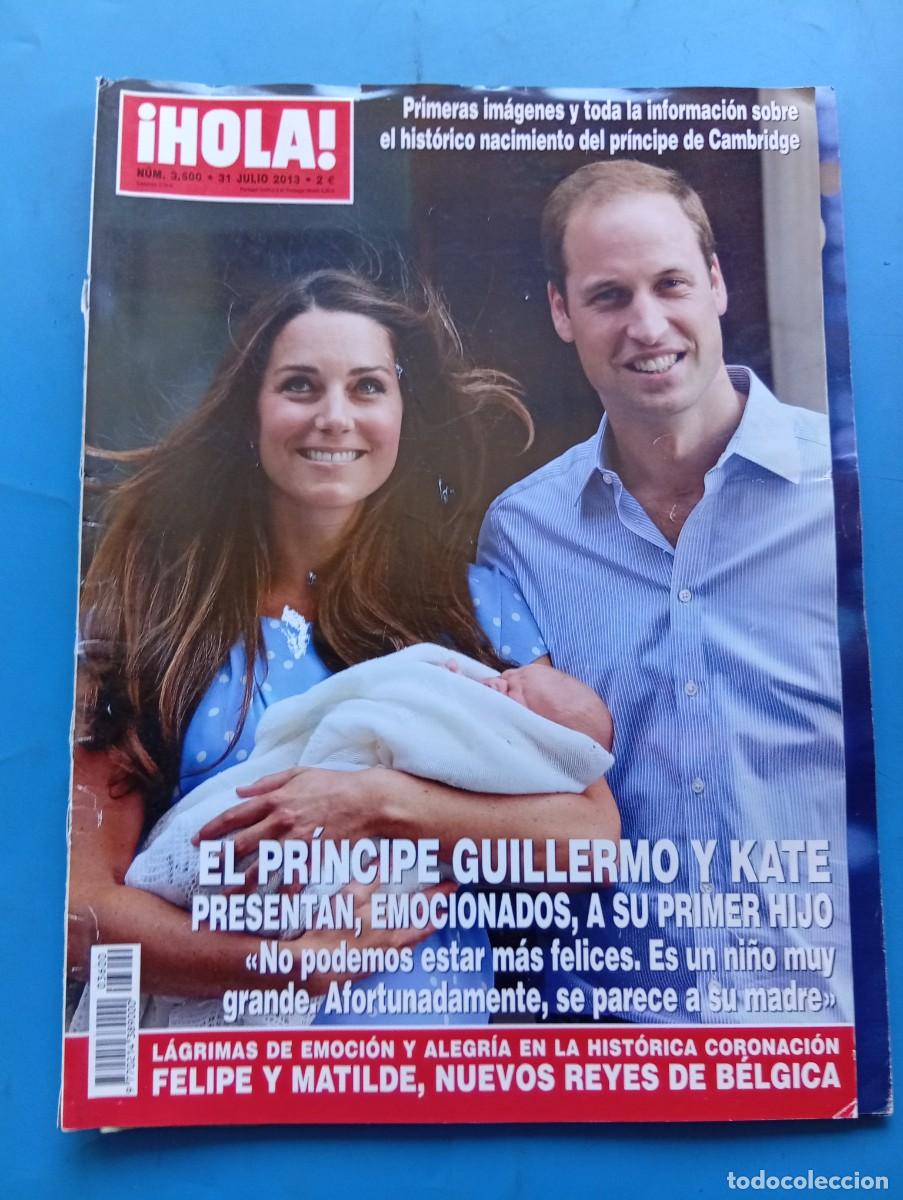 Coleccionismo de Revista Hola: &iexcl;HOLA! N&ordm; 3600. A&Ntilde;O 2013. EL PRINCIPE GUILLERMO Y KATE. FELIPE Y MATILDE, NUEVOS REYES DE .... LEER
