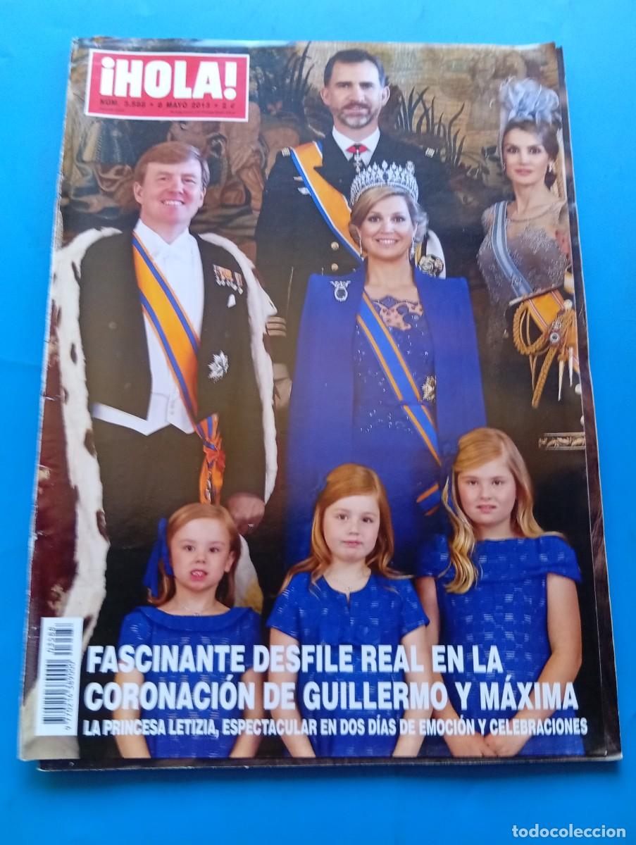 Coleccionismo de Revista Hola: &iexcl;HOLA! N&ordm; 3588. A&Ntilde;O 2013. DESFILE REAL EN LA CORONACION DE GUILLERMO Y MAXIMA. CARLA BRUNI..... LEER