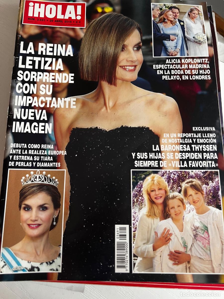 Coleccionismo de Revista Hola: &iexcl;HOLA! N&ordm; 3691. ABRIL 2015. LA REINA LETIZIA SORPRENDE CON SU IMPACTANTE NUEVA IMAGEN.