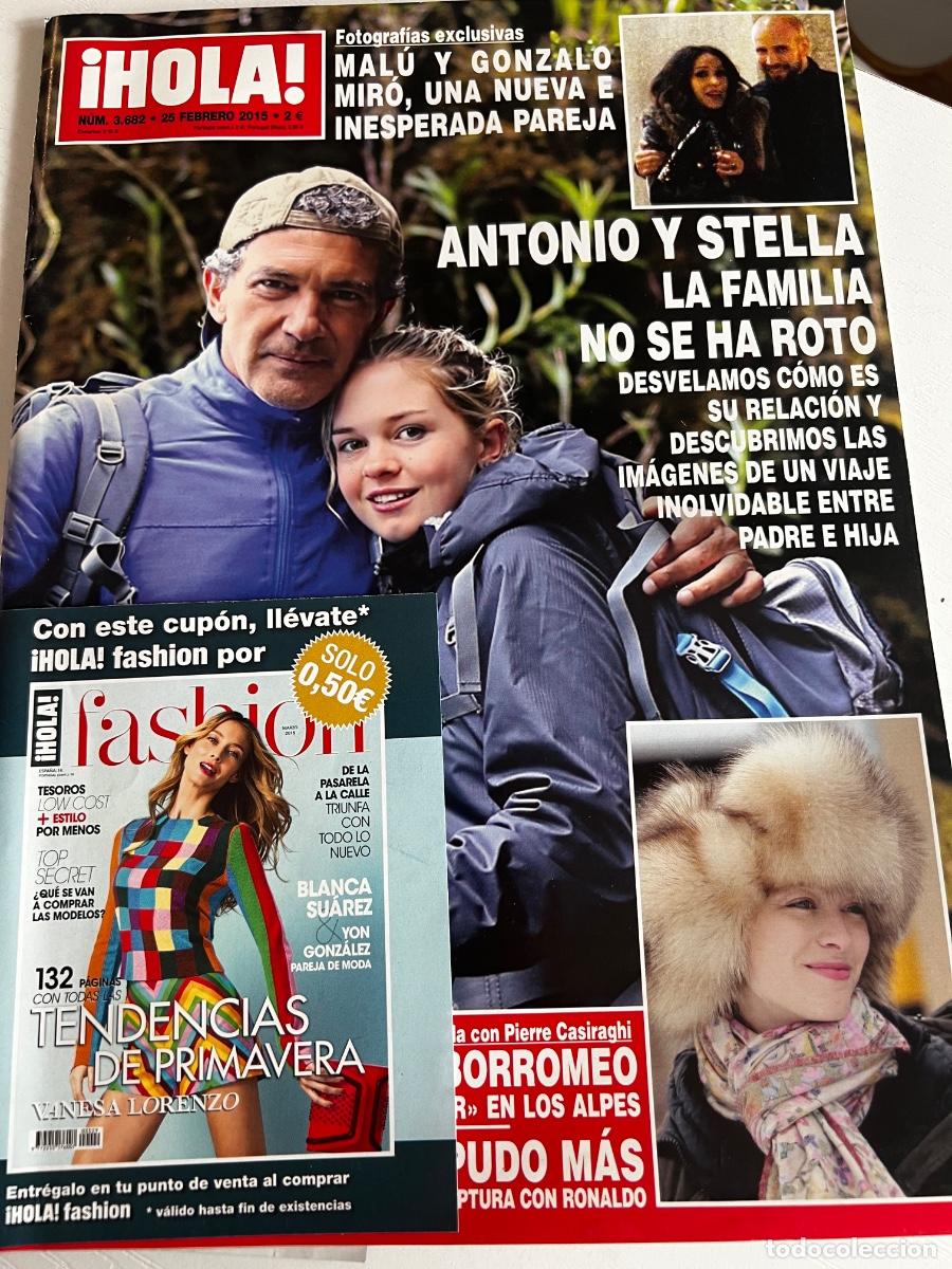 Coleccionismo de Revista Hola: &iexcl;HOLA! N&ordm; 3682. FEBRERO 2015. ANTONIO Y STELLA LA FAMILIA NO SE HA ROTO.