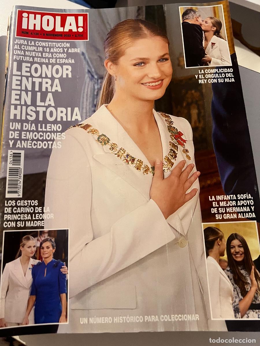 Coleccionismo de Revista Hola: &iexcl;HOLA! N&ordm; 4136. NOVIEMBRE 2023. LEONOR ENTRA EN LA HISTORIA COMO FUTURA REINA DE ESPA&Ntilde;A