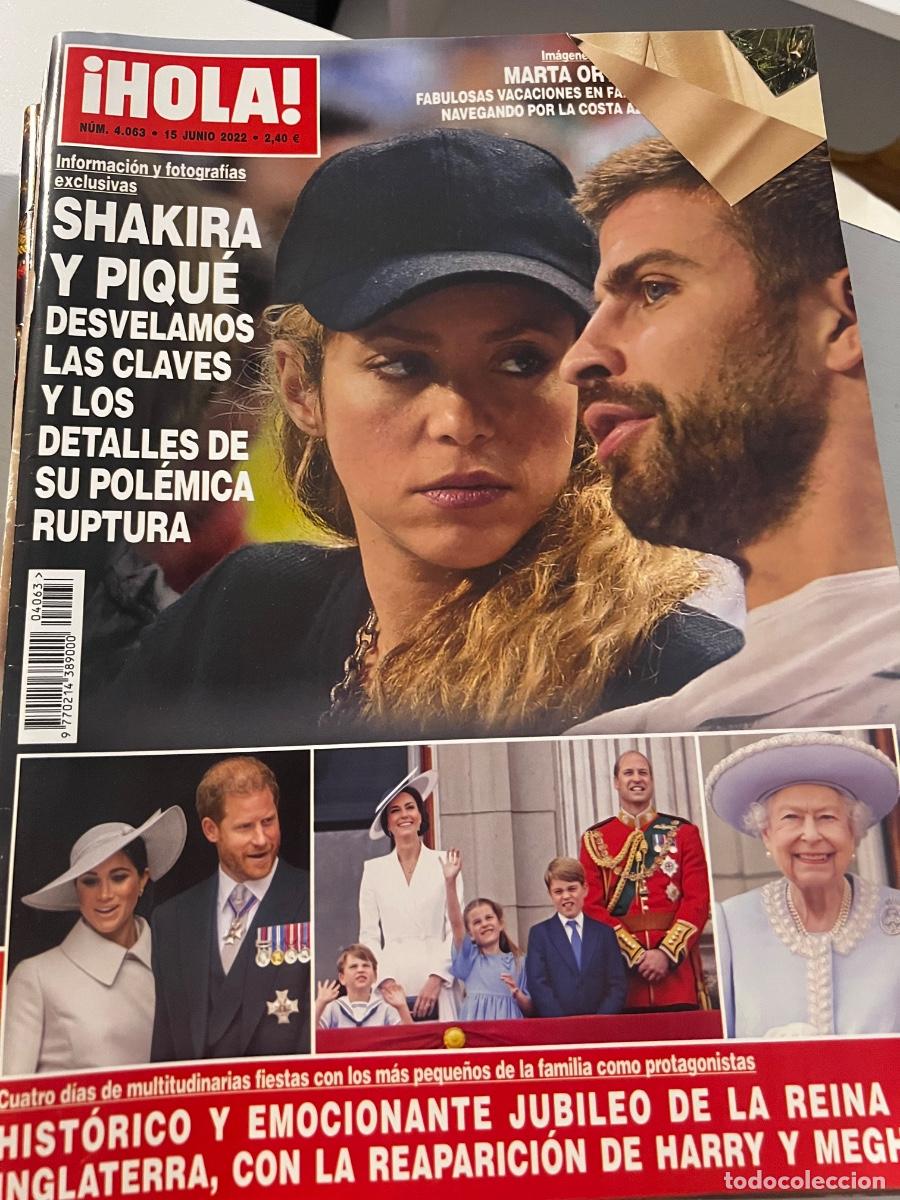 Coleccionismo de Revista Hola: &iexcl;HOLA! N&ordm; 4063. JUNIO 2022. SHAKIRA Y PIQU&Eacute;, DESVELAMOS LAS CLAVES Y LOS DETALLES DE SU RUPTURA.