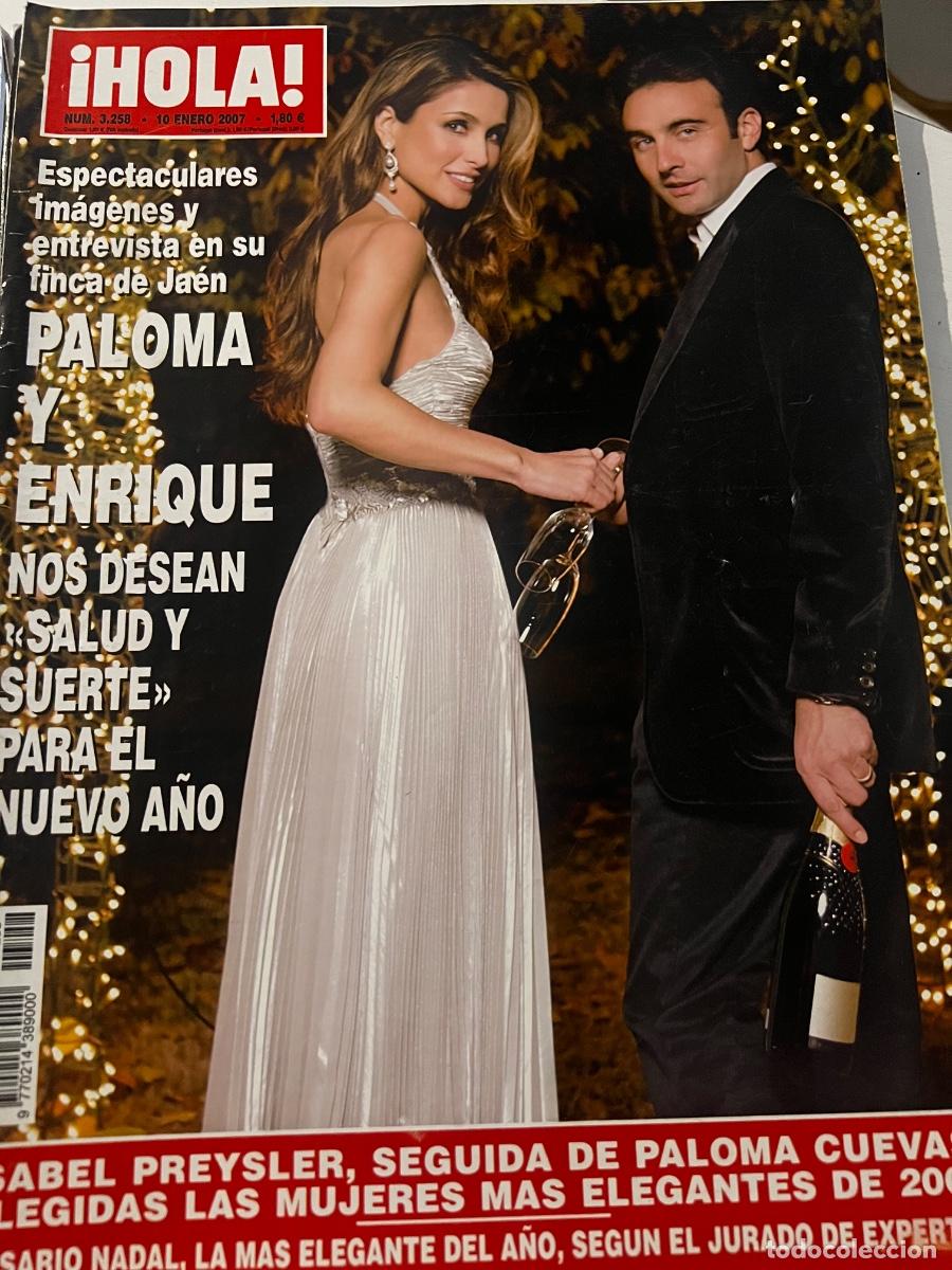 Coleccionismo de Revista Hola: &iexcl;HOLA! N&ordm; 3258. ENERL 2007. PALOMA Y ENRIQUE NOS DESEAN SALUD Y SUERTE PARA EL NUEVO A&Ntilde;O
