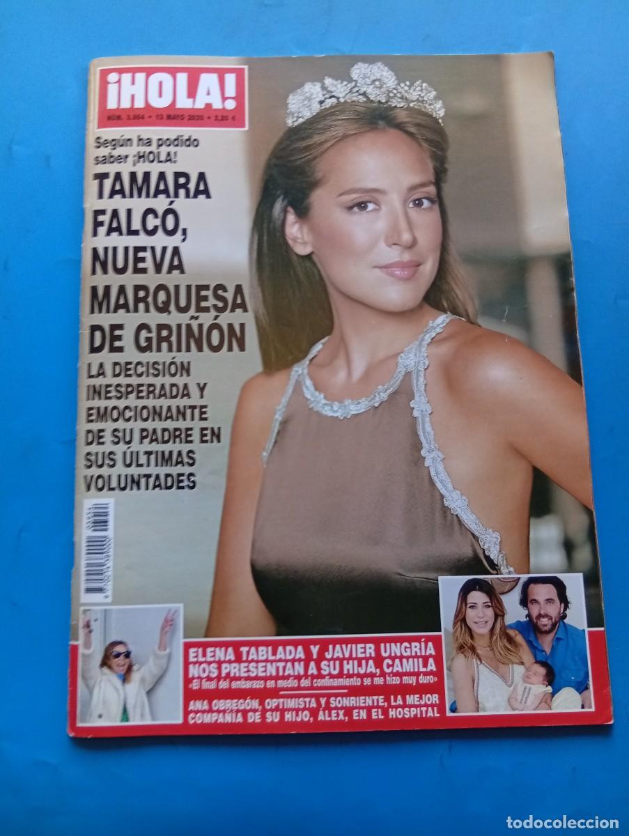 Coleccionismo de Revista Hola: &iexcl;HOLA! N&ordm; 3954. A&Ntilde;O 2020. TAMARA FALCO, NUEVA MARQUESA DE GRI&Ntilde;ON. ELENA TABLADA Y JAVIER .... LEER