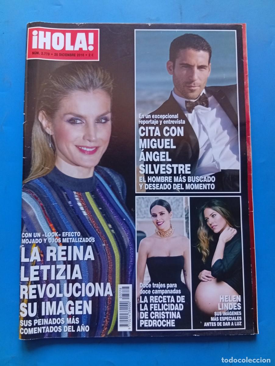 Coleccionismo de Revista Hola: &iexcl;HOLA! N&ordm; 3778. A&Ntilde;O 2016. LA REINA LETIZIA REVOLUCIONA SU IMAGEN. CITA CON MIGUEL ANGEL ..... LEER