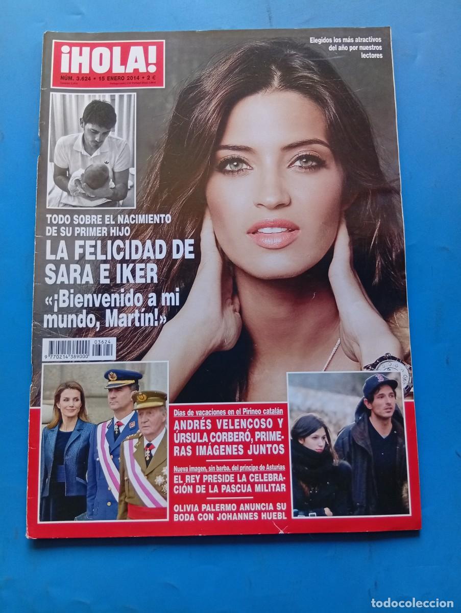 Coleccionismo de Revista Hola: &iexcl;HOLA! N&ordm; 3624. A&Ntilde;O 2014. LA FELICIDAD DE SARA E IKER. ANDRES VELENCOSO Y URSULA CORBERO..... LEER