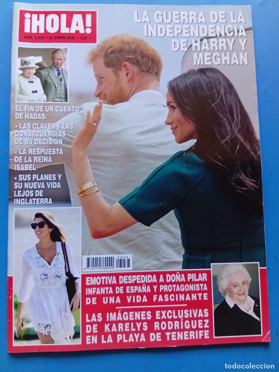 Coleccionismo de Revista Hola: &iexcl;HOLA! N&ordm; 3938. A&Ntilde;O 2020. LA GUERRA DE LA INDEPENDENCIA DE HARRY Y MEGHAN. DESPEDIDA A DO&Ntilde;A.... LEER
