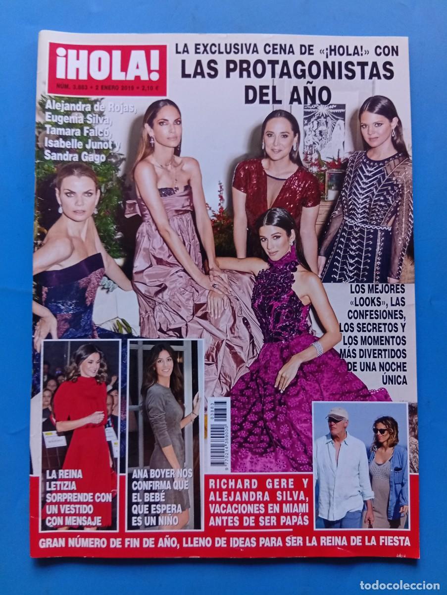Coleccionismo de Revista Hola: &iexcl;HOLA! N&ordm; 3883. A&Ntilde;O 2019. LAS PROTAGONISTAS DEL A&Ntilde;O. LA REINA LETIZIA. ANA BOYER. RICHARD ..... LEER