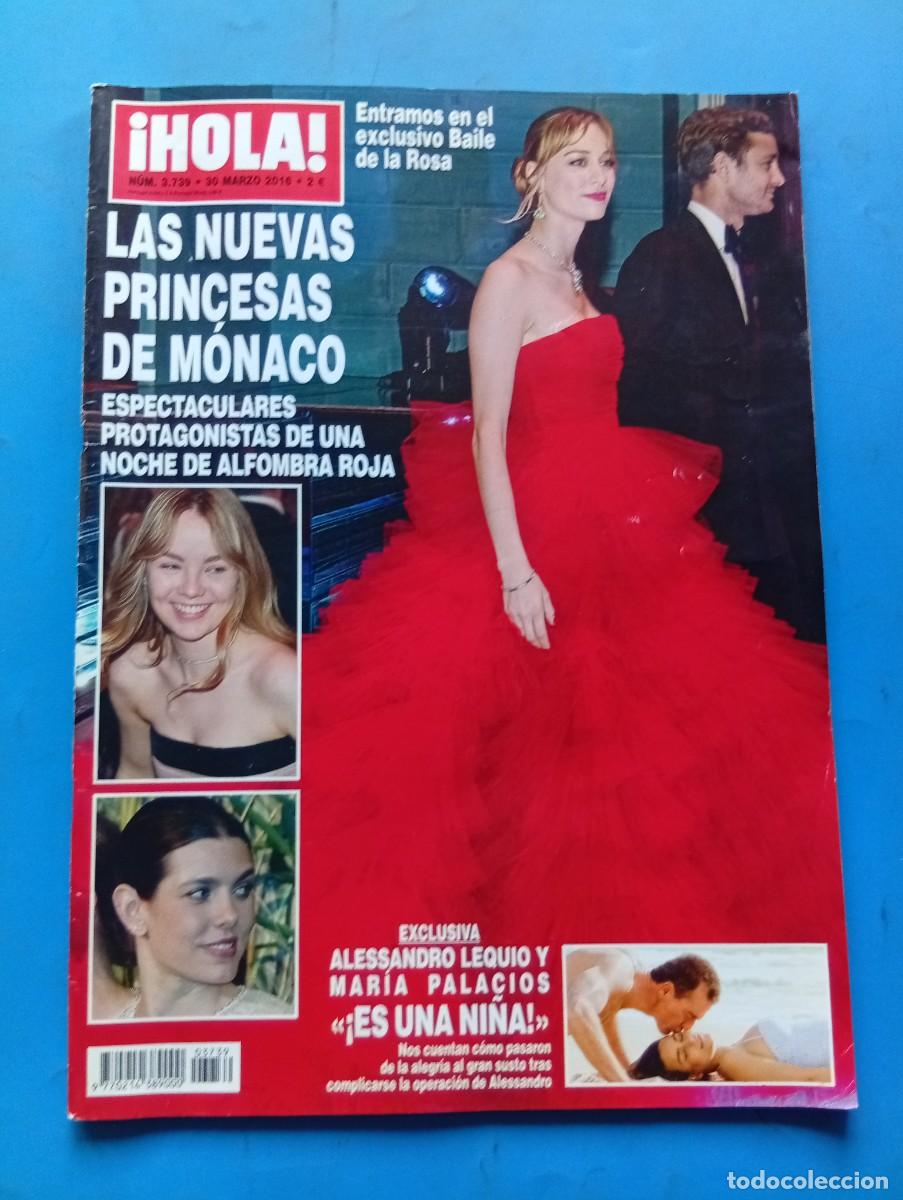 Coleccionismo de Revista Hola: &iexcl;HOLA! N&ordm; 3739. A&Ntilde;O 2016. LAS NUEVAS PRINCESAS DE MONACO. ALESSANDRO LEQUIO Y MARIA PALACIOS... LEER