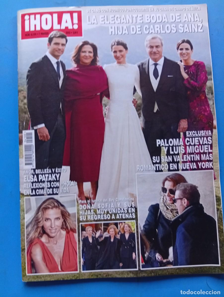 Coleccionismo de Revista Hola: &iexcl;HOLA! N&ordm; 4100. A&Ntilde;O 2023. PALOMA CUEVAS Y LUIS MIGUEL. BODA DE ANA, HIJA DE CARLOS SAINZ...... LEER