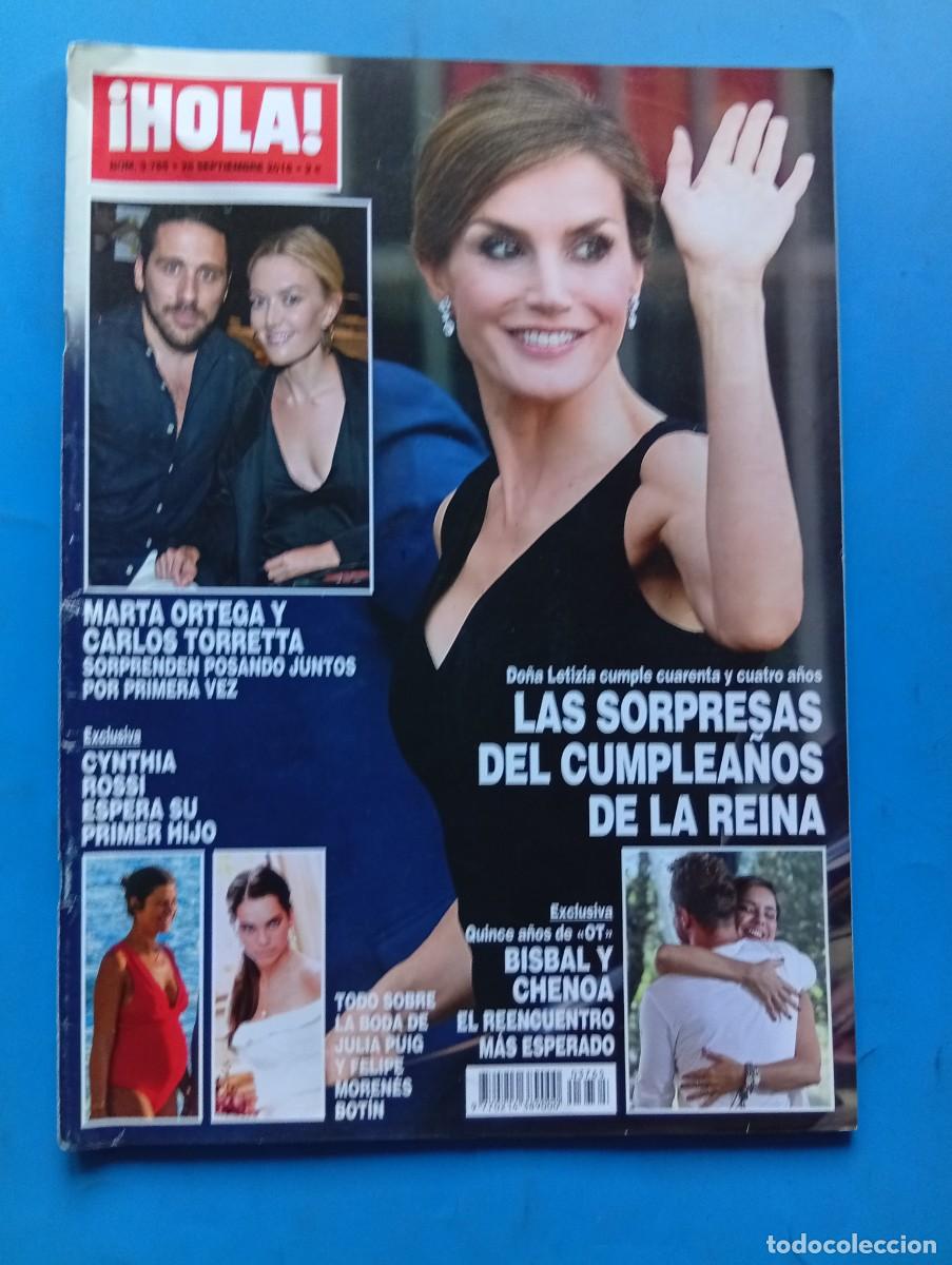 Coleccionismo de Revista Hola: &iexcl;HOLA! N&ordm; 3765. A&Ntilde;O 2016. MARTA ORTEGA Y CARLOS TORRETTA. CUMPLEA&Ntilde;OS DE LA REINA. BISBAL Y C... LEER