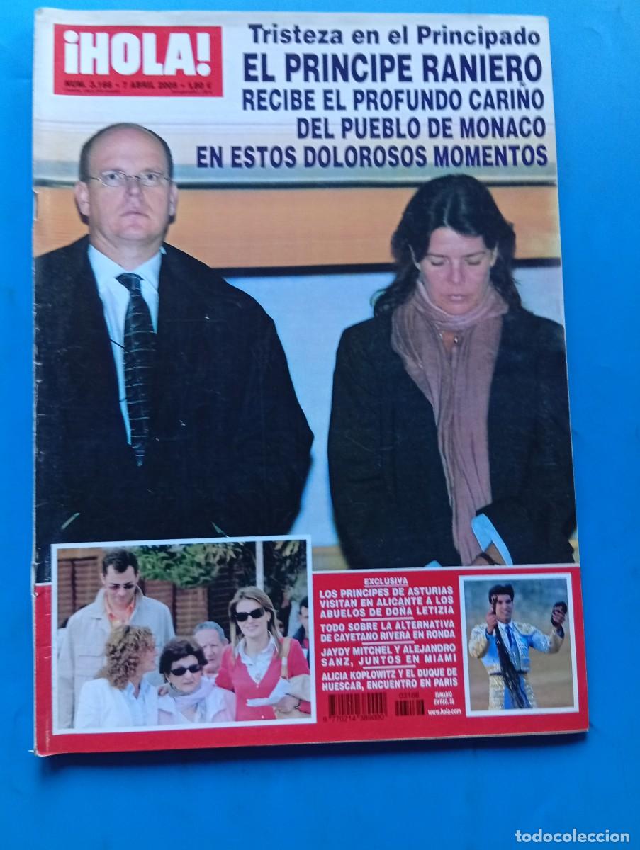 Coleccionismo de Revista Hola: &iexcl;HOLA! N&ordm; 3166. A&Ntilde;O 2005. TRISTEZA EN EL PRINCIPADO. LA ALTERNATIVA DE CAYETANO RIVERA. ALICIA. LEER