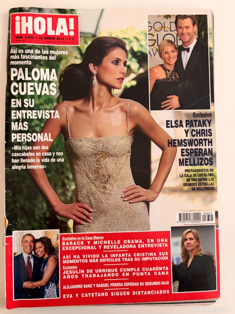 Coleccionismo de Revista Hola: &iexcl;HOLA! N&ordm; 3625. ENERO 2014. PALOMA CUEVAS, EN SU ENTREVISTA M&Aacute;S PERSONAL. LEER