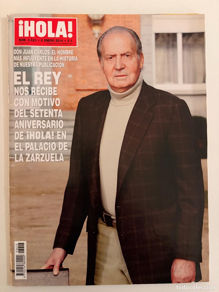 Coleccionismo de Revista Hola: &iexcl;HOLA! N&ordm; 3623. ENERO 2014. EL REY RECIBE A &iexcl;HOLA! EN EL PALACIO DE LA ZARZUELA. LEER.