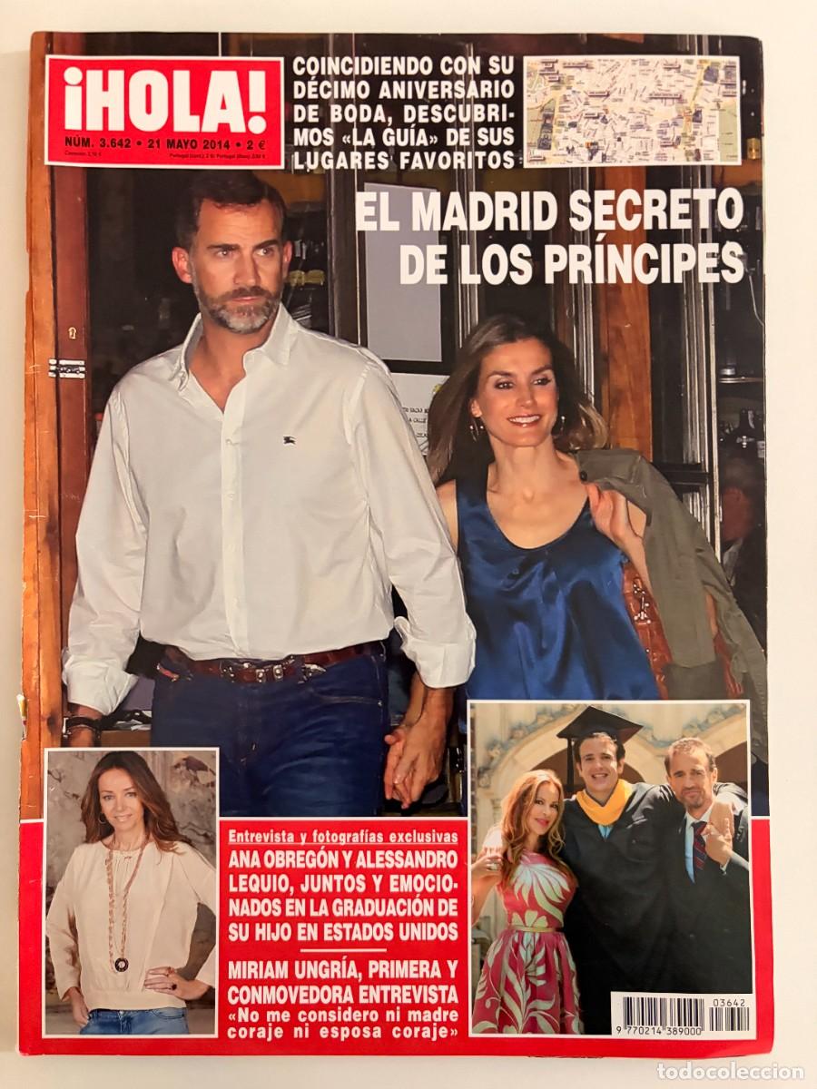 Collectionnisme de Magazine &iexcl;Hola!: &iexcl;HOLA! N&ordm; 3642. MAYO 2014. EL MADRID SECRETO DE LOS PR&Iacute;NCIPES. LEER.