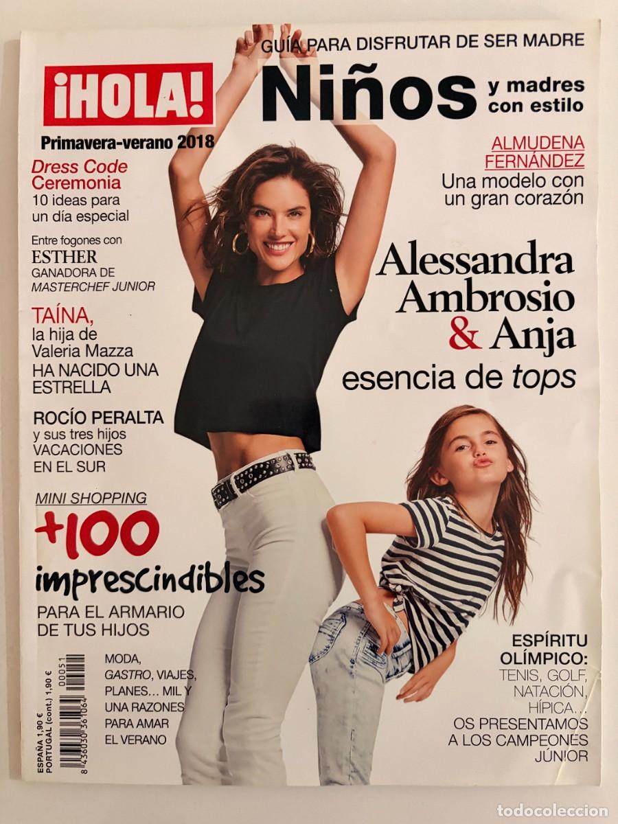 Colecionismo da Revista &iexcl;Hola!: &iexcl;HOLA! NI&Ntilde;OS Y MADRES CON ESTILO. PRIMAVERA-VERANO 2018. LEER.