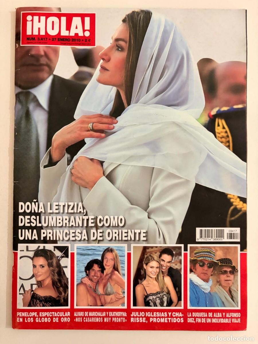 Coleccionismo de Revista Hola: &iexcl;HOLA! N&ordm; 3417. ENERO 2010. DO&Ntilde;A LETIZIA, PRINCESA DE ORIENTE. LEER.