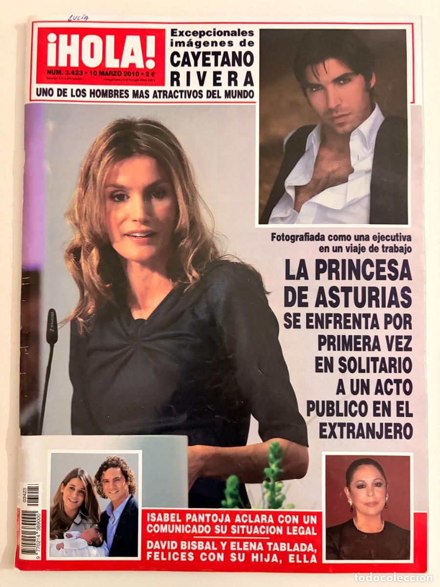 Coleccionismo de Revista Hola: &iexcl;HOLA! N&ordm; 3423. MARZO 2010. LA PRINCESA DE ASTURIAS AFRONTA SU PRIMER ACTO SOLA. LEER