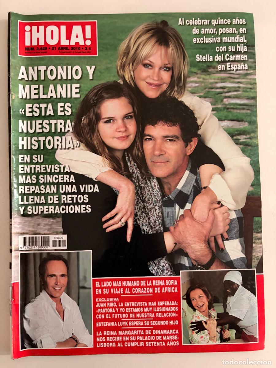 Coleccionismo de Revista Hola: &iexcl;HOLA! N&ordm; 3429. ABRIL 2010. ANTONIO BANDERAS Y MELANIE, SU ENTREVISTA M&Aacute;S SINCERA. LEER