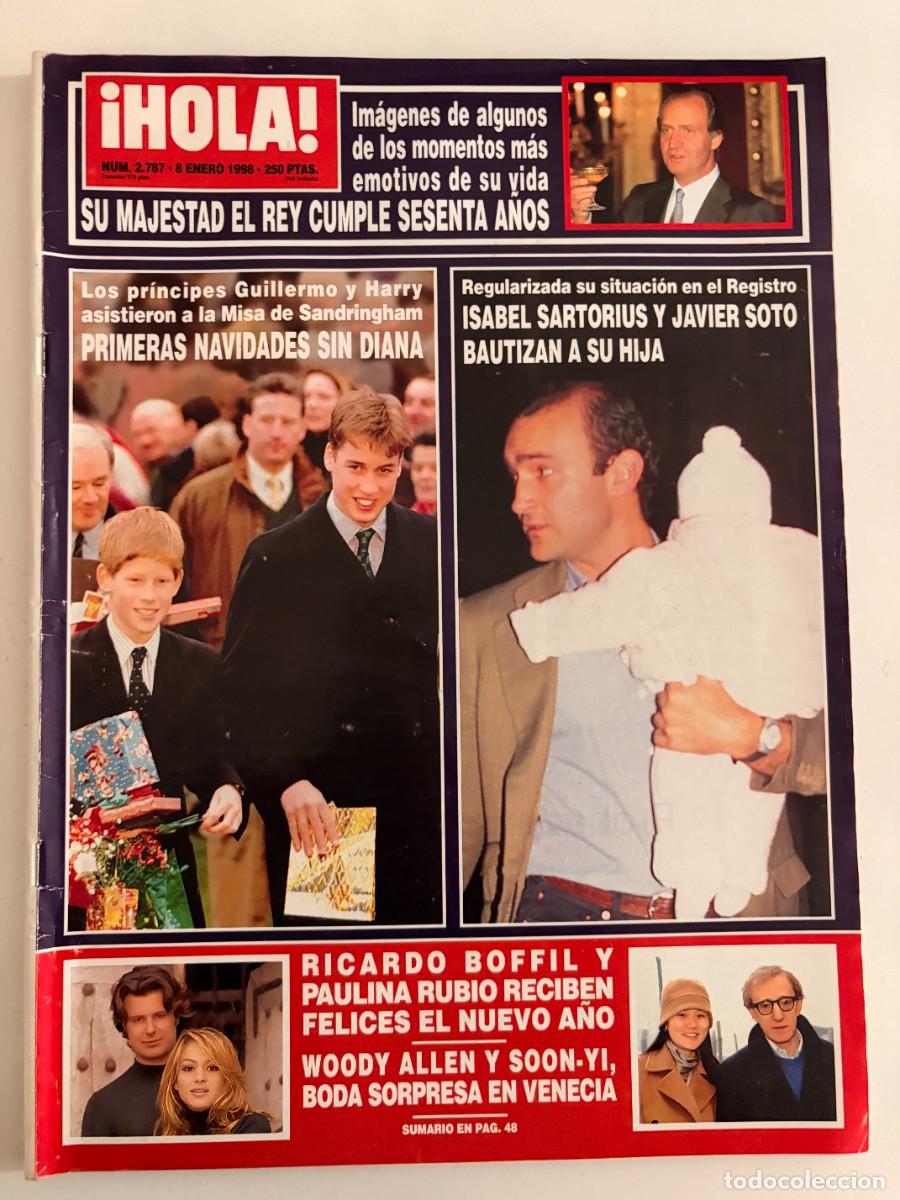 Coleccionismo de Revista Hola: &iexcl;HOLA! N&ordm; 2787. ENERO 1998. EL REY JUAN CARLOS CUMPLE SESENTA A&Ntilde;OS. LEER