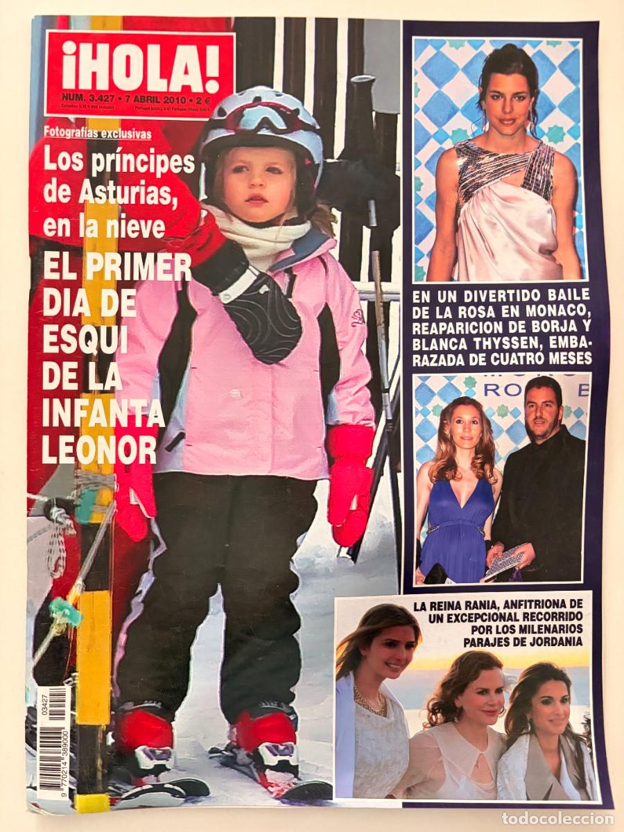 Coleccionismo de Revista Hola: &iexcl;HOLA! N&ordm; 3427. ABRIL 2010. LA INFANTA LEONOR DISFRUTA DE SU PRIMER DIA DE ESQUI. LEER.