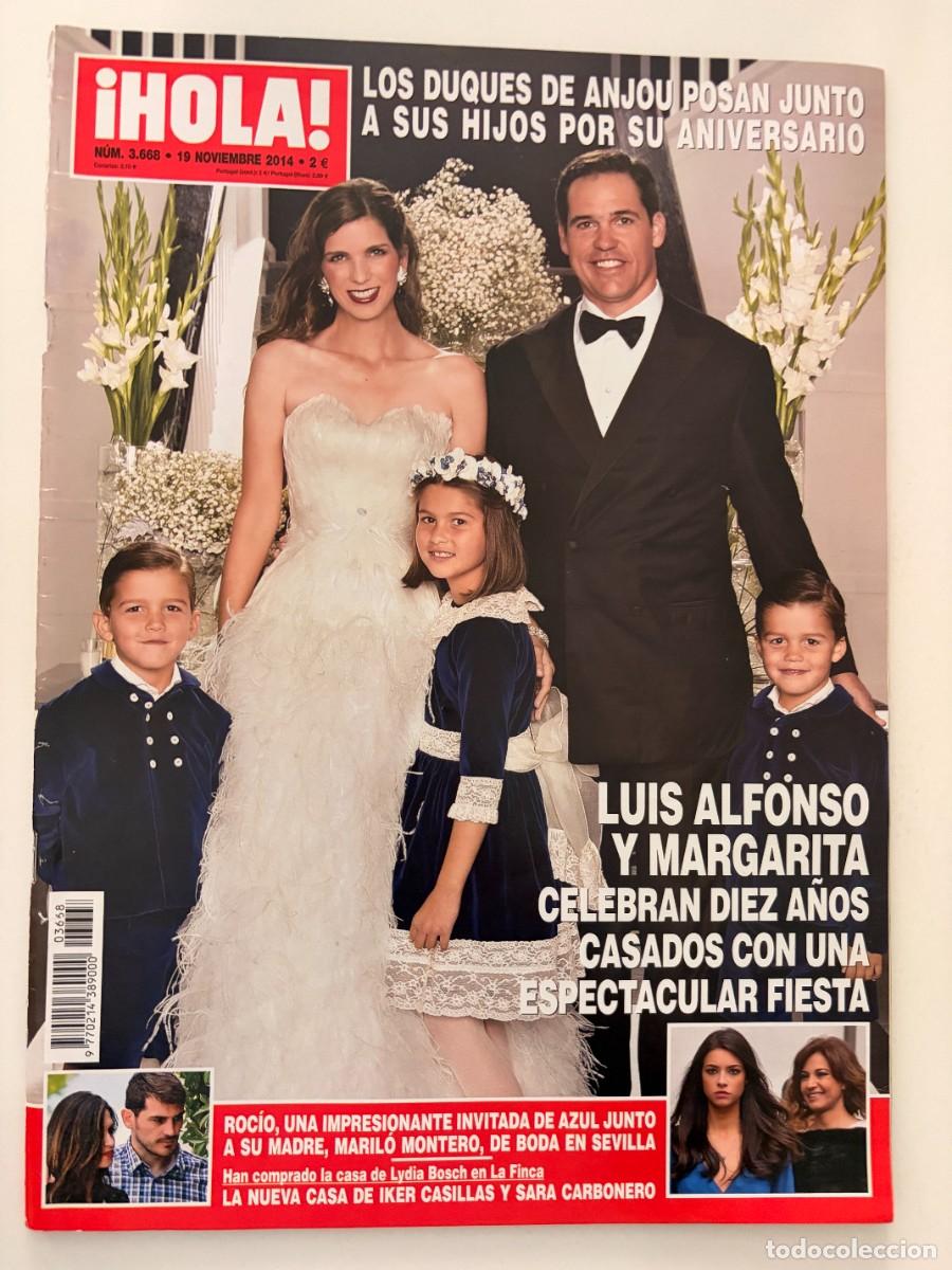 Coleccionismo de Revista Hola: &iexcl;HOLA! N&ordm; 3.668. NOVIEMBRE 2014. LUIS ALFONSO Y MARGARITA CELEBRAN DIEZ A&Ntilde;OS DE BODA. LEER.