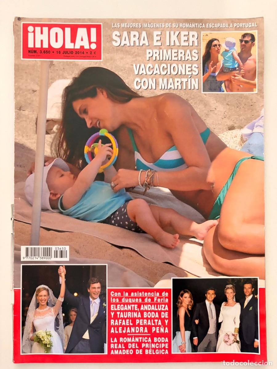 Coleccionismo de Revista Hola: &iexcl;HOLA! N&ordm; 3.650. JULIO 2014. SARA E IKER, PRIMERAS VACACIONES CON MART&Iacute;N EN PORTUGAL. LEER.