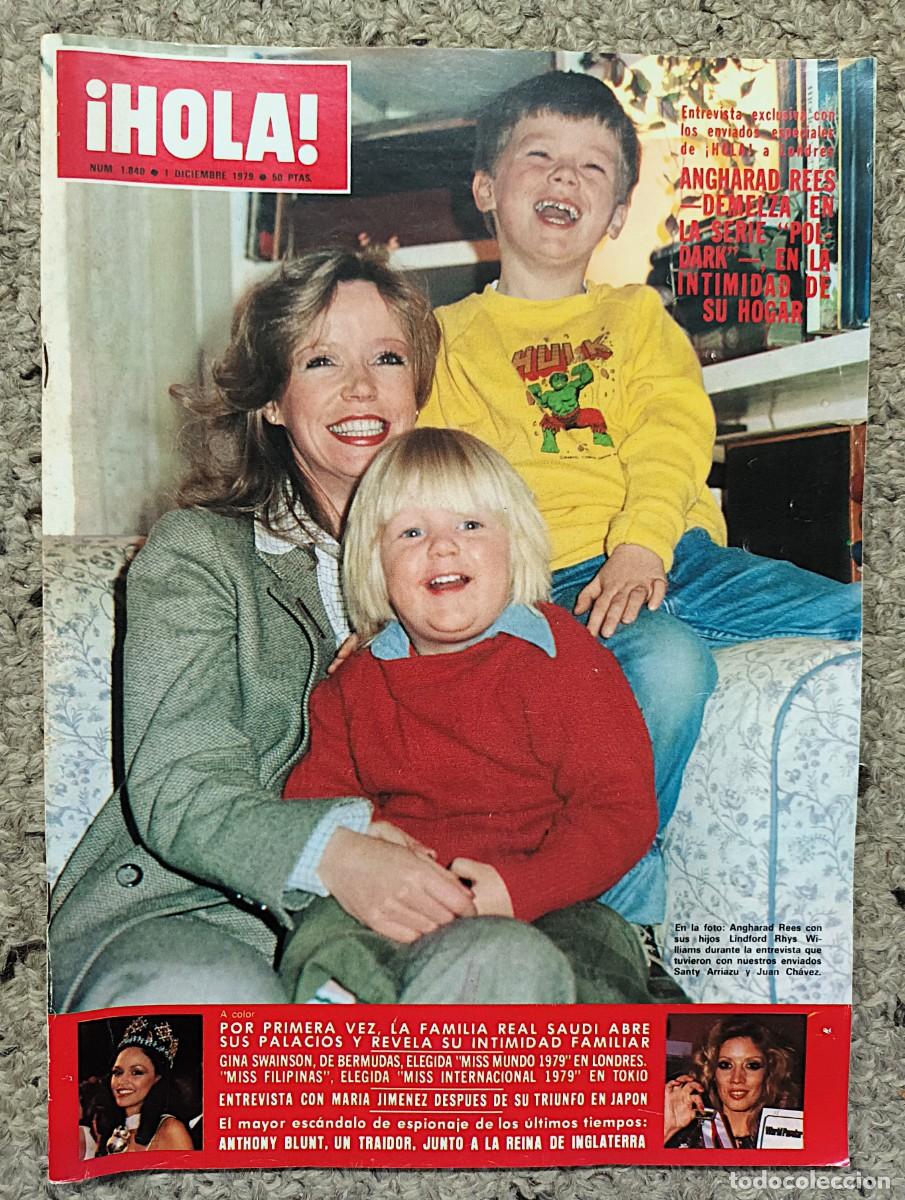 Coleccionismo de Revista Hola: REVISTA &iexcl;HOLA !N &ordm; 1.840 DE 1 DE DICIEMBRE DE 1979 : ANGHARAD REES