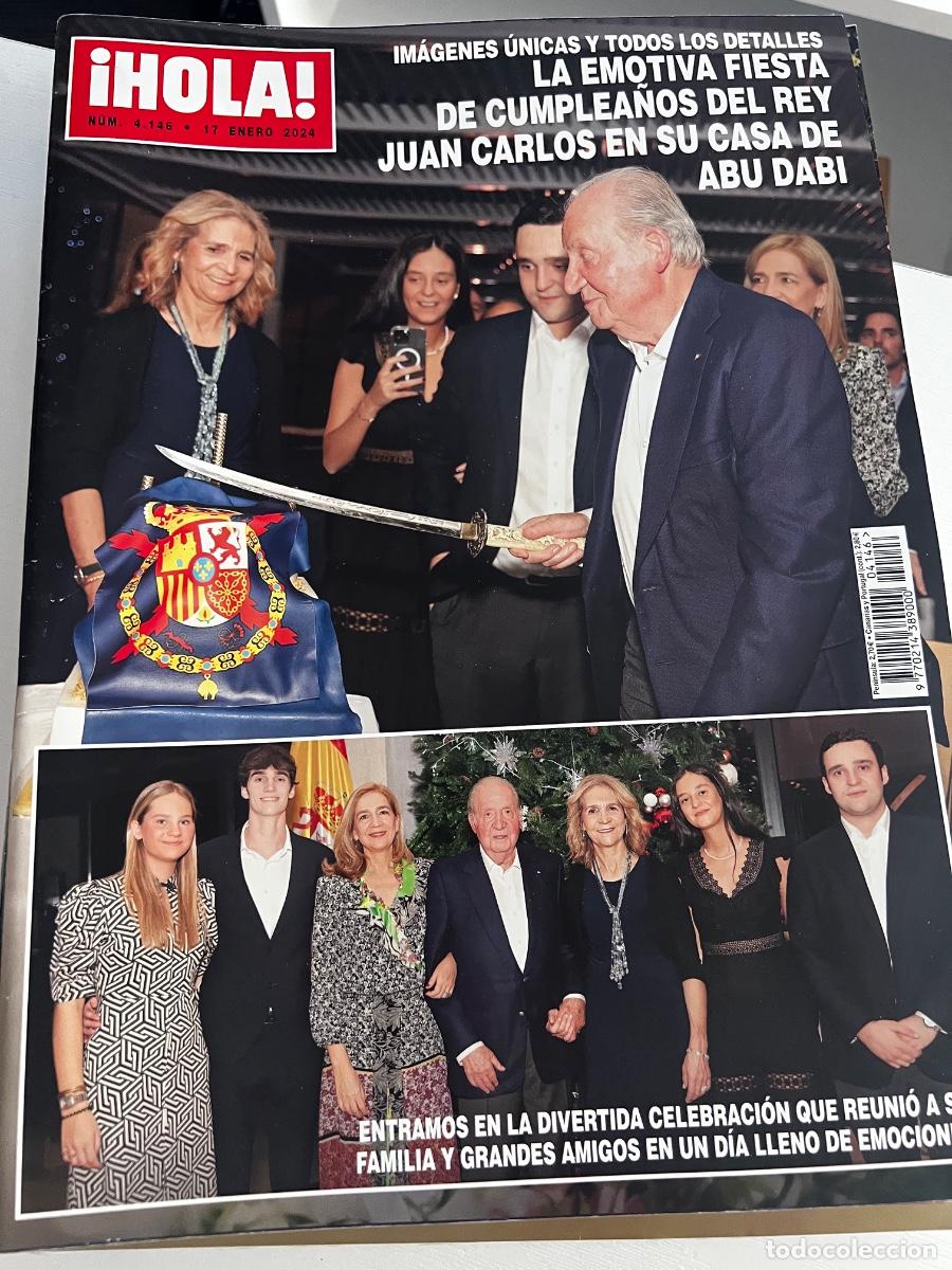 Coleccionismo de Revista Hola: &iexcl;HOLA! N&ordm; 4146. ENERO 2024. LA EMOTIVA FIESTA DE CUMPLEA&Ntilde;OS DEL REY JUAN CARLOS EN ABU DABI