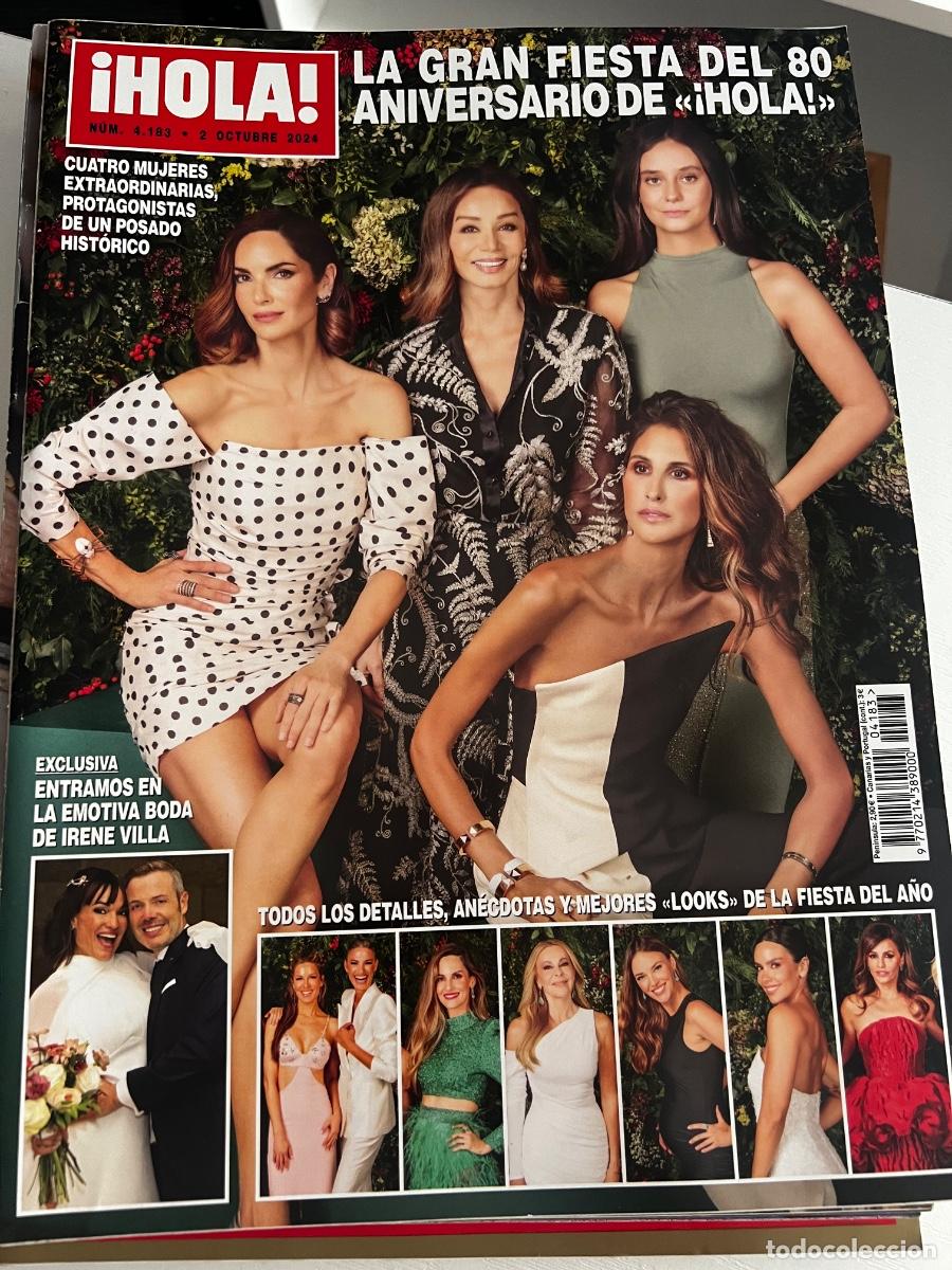 Coleccionismo de Revista Hola: &iexcl;HOLA! N&ordm; 4183. OCTUBRE 2024. LA GRAN FIESTA DEL 80 ANIVERSARIO DE HOLA.