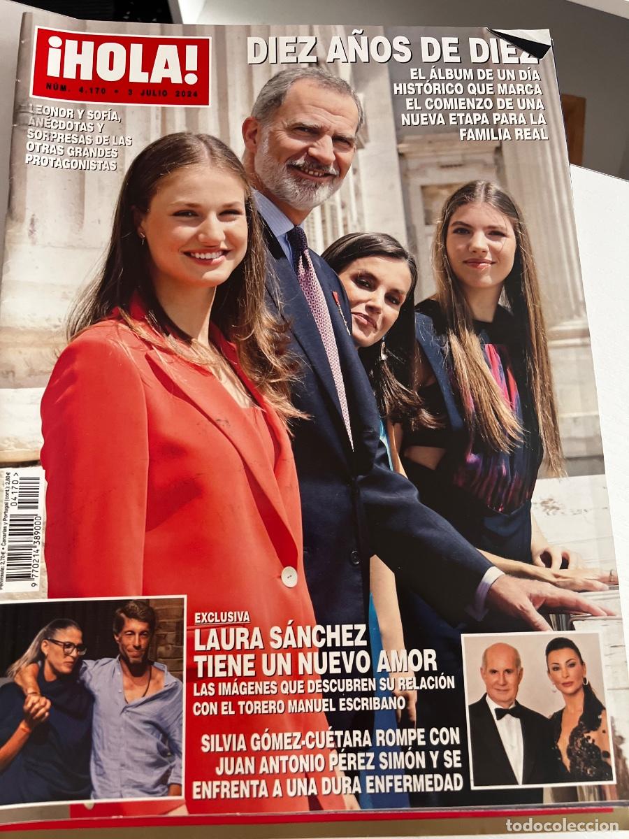 Coleccionismo de Revista Hola: &iexcl;HOLA! N&ordm; 4170. JULIO 2024. LEONOR Y SOFIA, AN&Eacute;CDOTAS Y SORPRESAS DE LAS OTRAS GRANDES PROTAGONISTAS