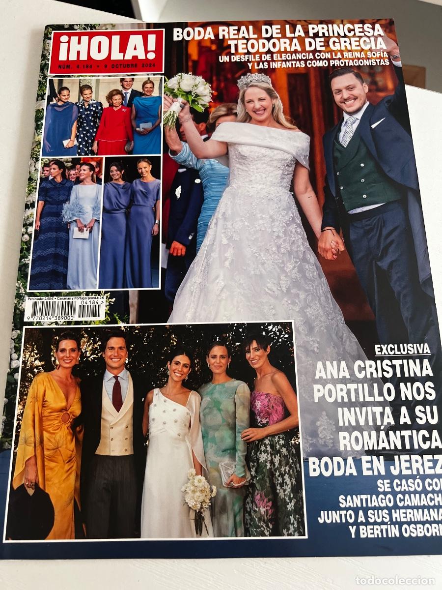 Coleccionismo de Revista Hola: &iexcl;HOLA! N&ordm; 4184. OCTUBRE 2024. BODA REAL DE LA PRINCESA TEODORA DE GRECIA.