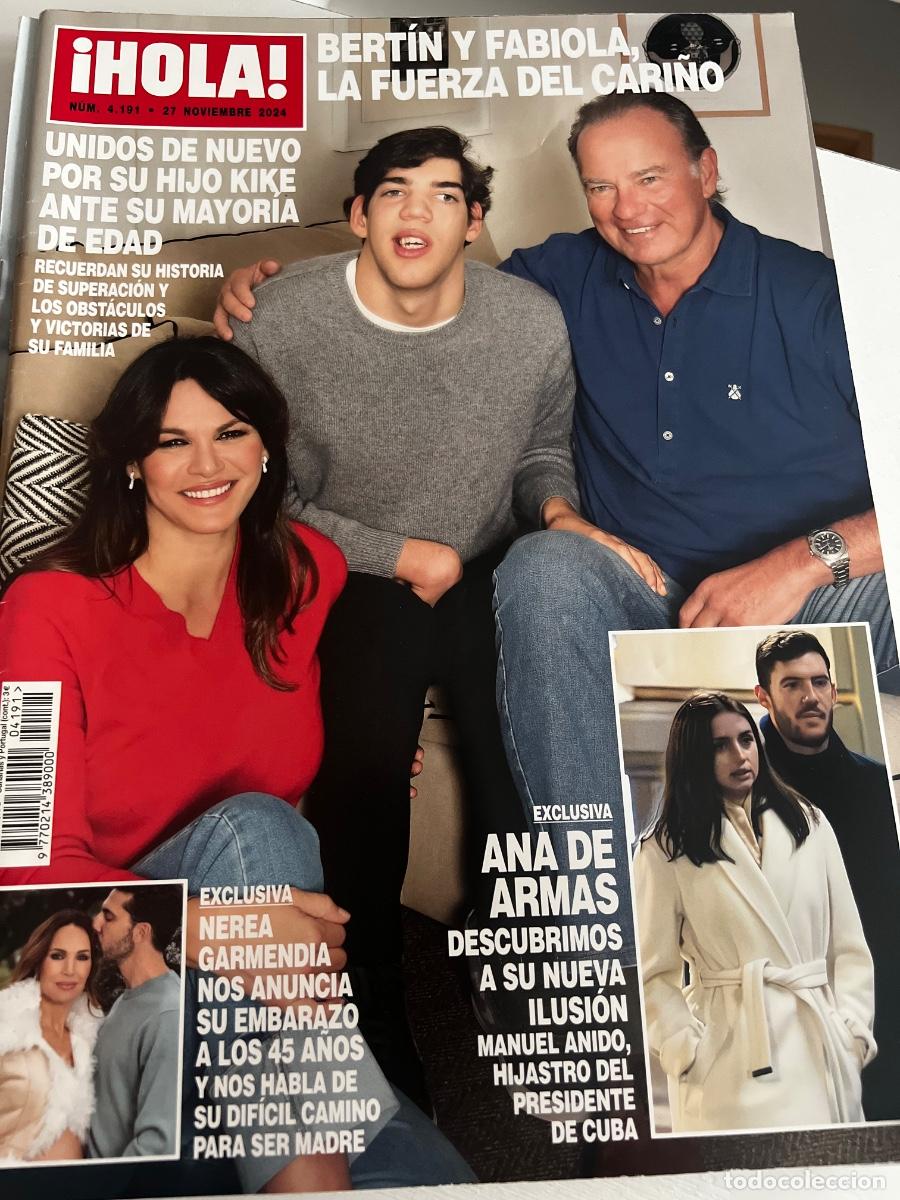 Coleccionismo de Revista Hola: &iexcl;HOLA! N&ordm; 4191. NOVIEMBRE 2024. BERT&Iacute;N Y FABIOLA LA FUERZA DEL CARI&Ntilde;O UNIDOS DE NUEVO POR SU HIJO